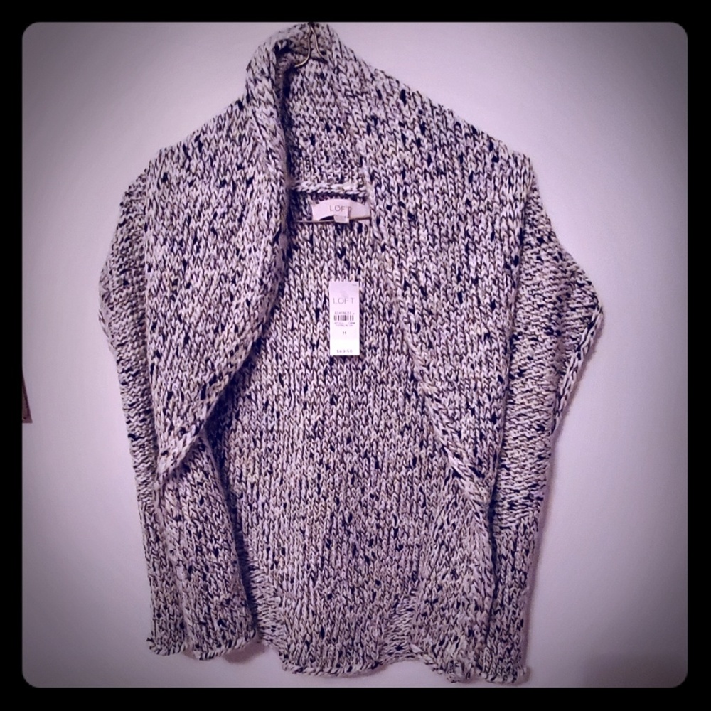 Loft wool/mohair shawl vest.  Brand new with tags!